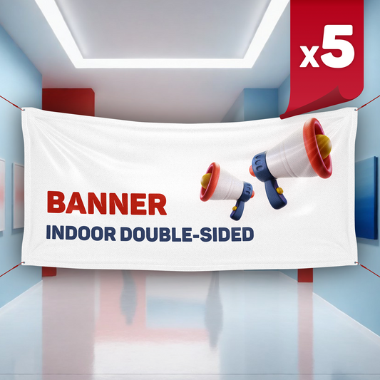 Indoor Double-Sided Banner x5