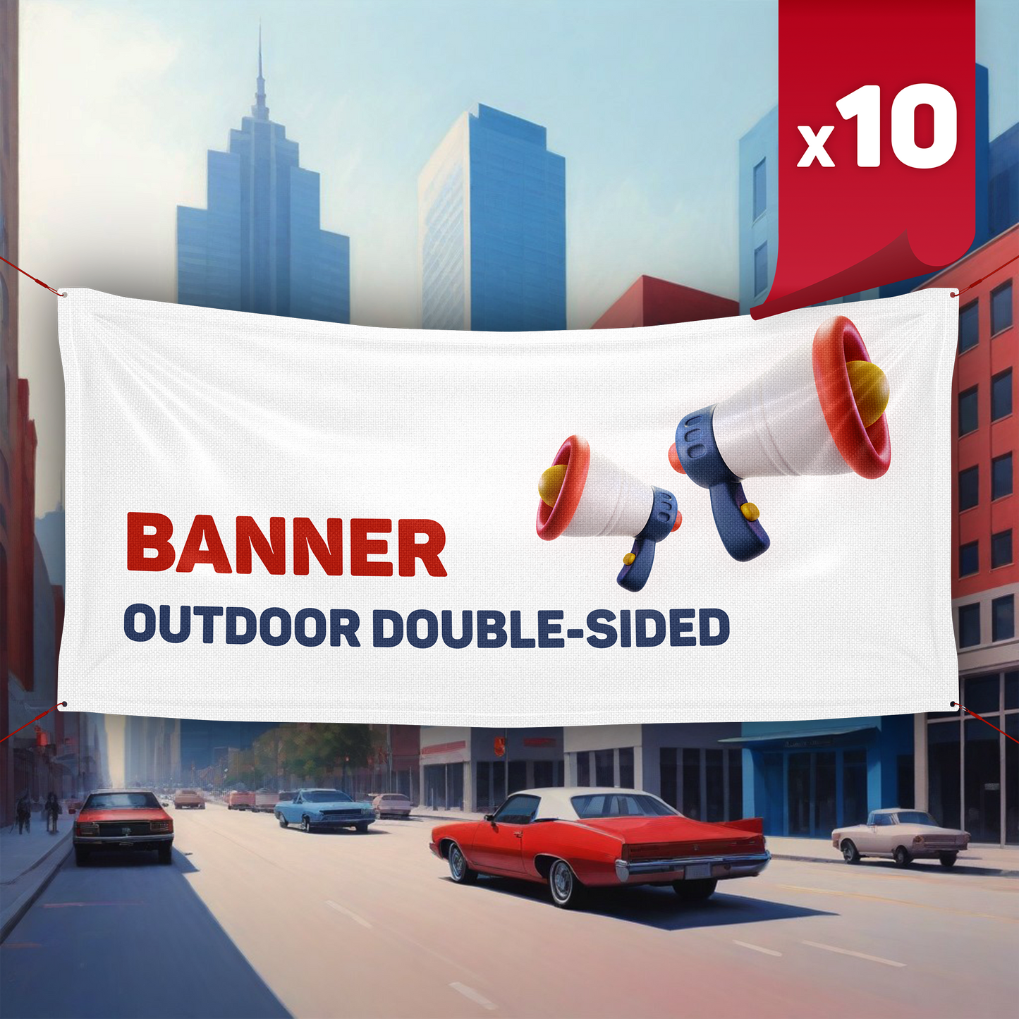 Outdoor Double-Sided Banner x10