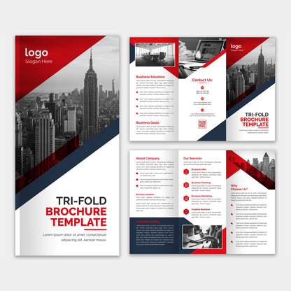 Tri-fold Uncoated Brochure x2,500