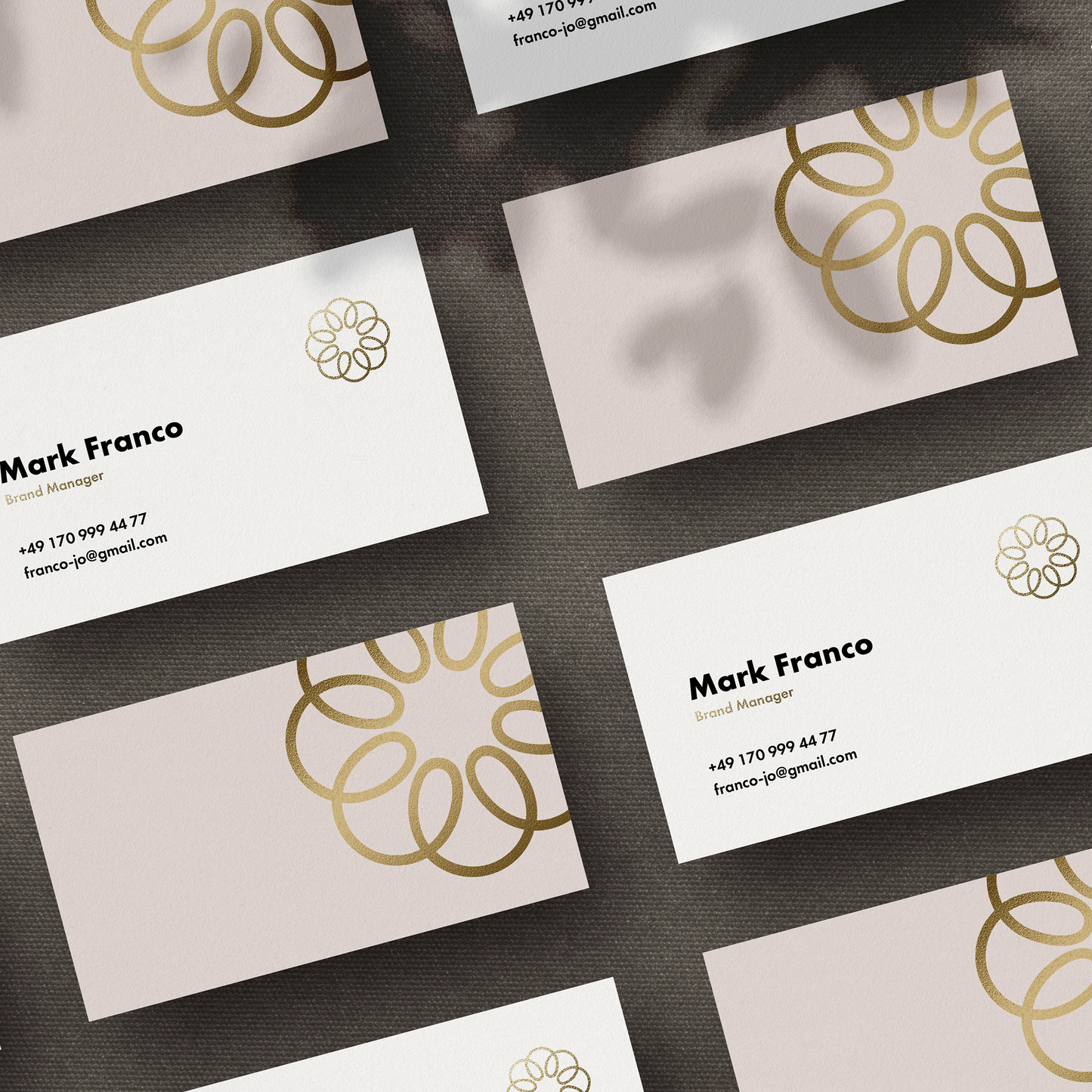 Glossy Luxe Business Cards x500