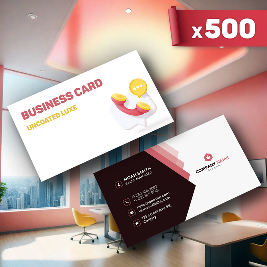 Uncoated Luxe Business Cards x500